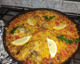 Foto del paso 10 de la receta Paella de Carne con caldo casero
