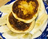 A picture of step 5 of Souffle egg pancakes.