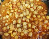 A picture of step 8 of Chhole masala.