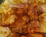 A picture of step 2 of Chicken curry.