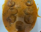 A picture of step 4 of Paneer malai kofta.