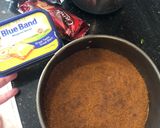 A picture of step 1 of Nutella Ice cream cheesecake.