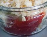 Individual rhubarb and strawberry crumble recipe step 3 photo