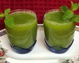 A picture of step 3 of Cucumber Ginger Lemon Mint Juice.