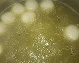 A picture of step 4 of Angoori chena sweets.