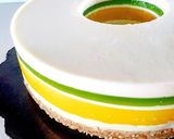 Foto del passaggio 28 della ricetta Tarte alla panna cotta al cocco, mousse di mango e gelee al lime