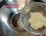 A picture of step 1 of Cottage cheese breakfast bread.