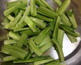 A picture of step 1 of Stems Sabji.
