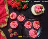 A picture of step 12 of Eggless Strawberry Cupcakes.