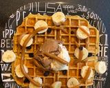 Foto del paso 2 de la receta: Waffle de banano con helado 👩🍳🥞