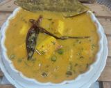 A picture of step 6 of Paneer green peas masala curry.