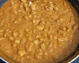 A picture of step 5 of Chana masala.