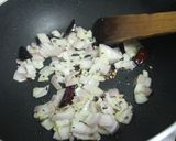 A picture of step 2 of Panch Phoron Raita.