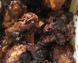 A picture of step 4 of Spicy Mbuzi Ulaya aka Pork Meat, with some honey#authormarathon#.