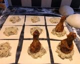 Pas rețetă Pulpe de pui cu umplutură delicioasă în crustă de aluat 😋😉 2 fotografie