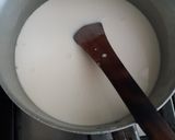 A picture of step 2 of Pana cotta.