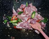 Foto langkah ke 3 dari resep Tumis Pedas Tetelan #128.