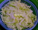 Hình bước làm 1 của món Mì xào mực ống và rau củ