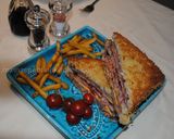 A picture of step 30 of Monte Cristo sandwich.