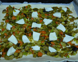 Foto del paso 4 de la receta: Hojaldre de verduras al pesto y queso fresco