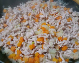 Foto del paso 4 de la receta: Patatas con carne picada de Pollo😋