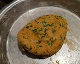 A picture of step 2 of Multi Grain Methi Paratha.