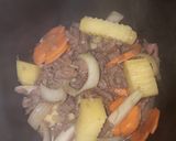 Hình bước làm 2 của món Ăn dặm: bò kho baby