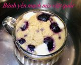 Hình bước làm 5 của món Bánh yến mạch mix việt quất
