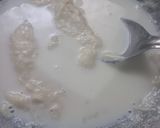 A picture of step 4 of Farfalle Pasta in white Sauce.