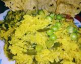Peas methi Pulao recipe step 2 photo
