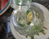A picture of step 3 of LEMON soda drink 😍.