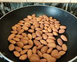 A picture of step 1 of Badam Ladoo.