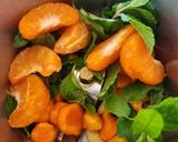 A picture of step 1 of Immunity Booster Herbal Golden Shots - Turmeric Orange Lemon "Vitamin C" Shots.