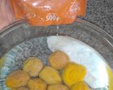Foto del paso 2 de la receta: Mote con huesillo endulzado con chancaca