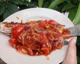 Gambar langkah 6 resipi Ikan Siakap Tiga Rasa.