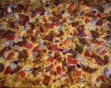 A picture of step 4 of Chicken club pizza EASY.