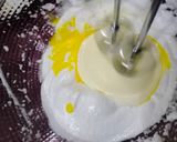 A picture of step 3 of Brownie/chocolate sponge.