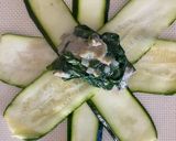 A picture of step 4 of Pumpkin Ravioli Stuffed with Chicken, Spinach, and Mascarpone Cheese.