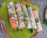 Hình bước làm 3 của món Cuốn chay