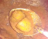 A picture of step 2 of Crab potato gravy.
