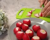 A picture of step 1 of 🥗 Radish Salad with Apple, Feta & Honey Dijon Dressing.