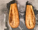 Gombával töltött padlizsán recept fázis 1 fotója