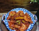 Gambar langkah 5 resipi 29:11:24 - Sambal udang petai bersama Kentang.