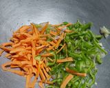 A picture of step 3 of Chinese bhel.