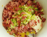 Foto del paso 3 de la receta: Sándwich de huevo, aguacate y lacón