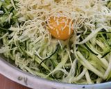 Une image de l'étape 3 de Galettes de courgettes.