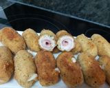 Pas rețetă Cordon bleu (rulou piept de pui cu șuncă presată și cașcaval) 2 fotografie