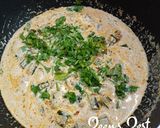 A picture of step 5 of Dahi Bhindi/Okra in Yogurt.