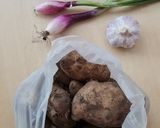 Foto del paso 1 de la receta: Croquetas de garbanzos y papa con adherezo de zanahoria 🌱 🥔 🥕 Veganas