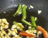 A picture of step 5 of Soya Chilli.
